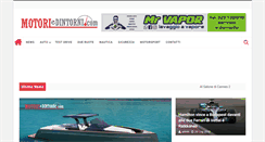 Desktop Screenshot of motoriedintorni.com